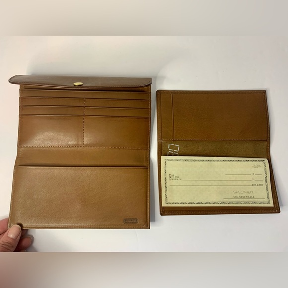 Vintage Coach Tabac Combination Wallet/Checkbook #4730 NY Original! NWT - Picture 7 of 13